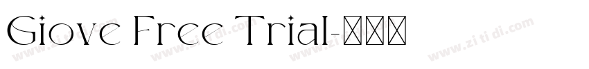 Giove Free Trial字体转换